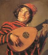 Frans Hals Jester with a Lute (mk05) oil painting artist